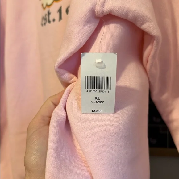 Walt Disney World halloween Mouse Ghost Pink light pink crewneck - Picture 3 of 3